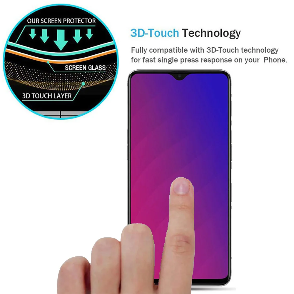 Закаленное 3d стекло с полным покрытием для Oukitel C21 C15 профессиональная защитная