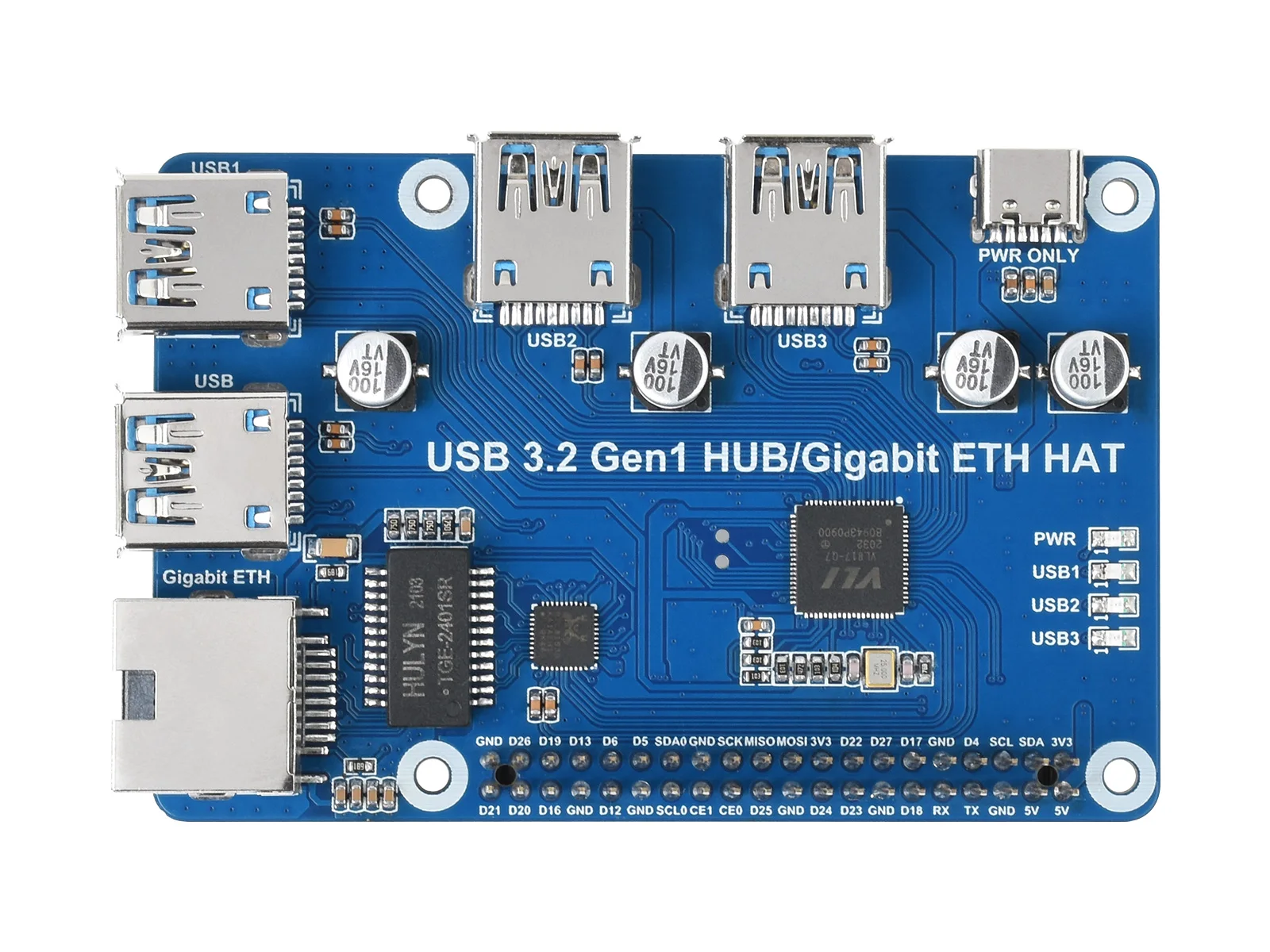 Концентратор USB 3 2 Gen1 и Gigabit Ethernet для Raspberry Pi 3x 1x ETH без драйверов | Компьютеры офис