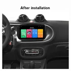 Четырехъядерный 2 Гб ОЗУ 32 Гб ПЗУ Android 11 автомобильный DVD-плеер GPS навигационная система Радио медиа для Mercedes-Benz Smart Fortwo 2014 2020