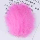 Красочные перья марабу для изготовления ювелирных изделий 4-6 дюймов пушистое перо индейки для поделок Ловец снов сливы свадебное платье Декор