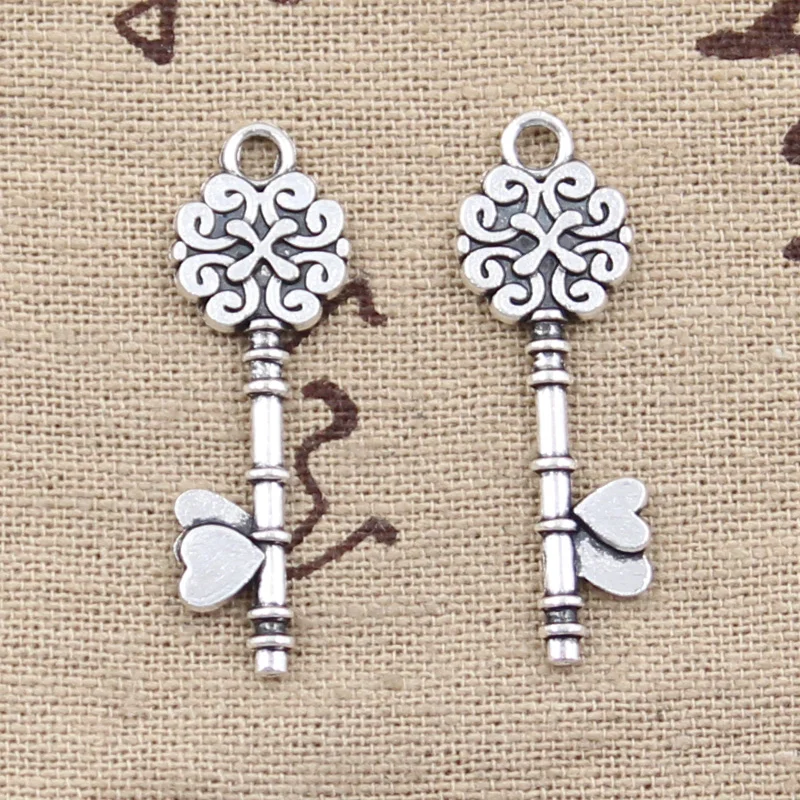 Подвески в стиле ретро с сокровищами 20 шт. 34x10 мм античная искусственная