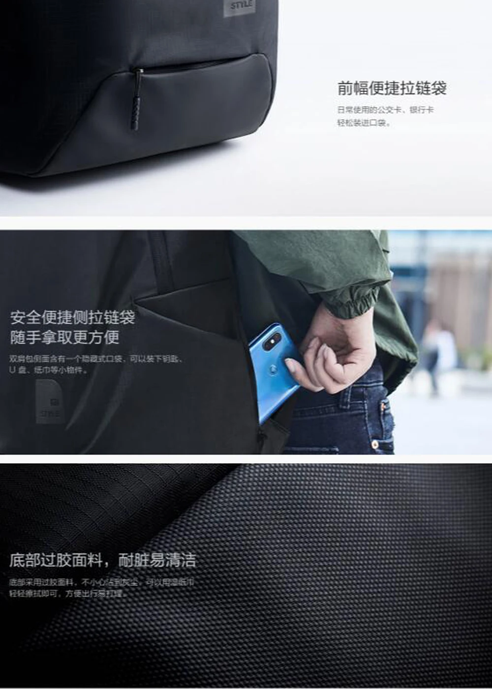 Новейшая спортивная сумка для отдыха Xiaomi, тонкий рюкзак для путешествий, 23л, полиэстер, прочная водонепроницаемая сумка для мужчин и женщин, Студенческая