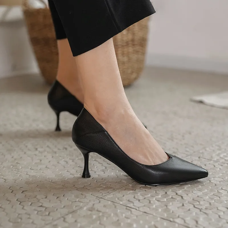 FEDONAS/женские туфли-лодочки Свадебные туфли из коровьей кожи Вечерние Сезон