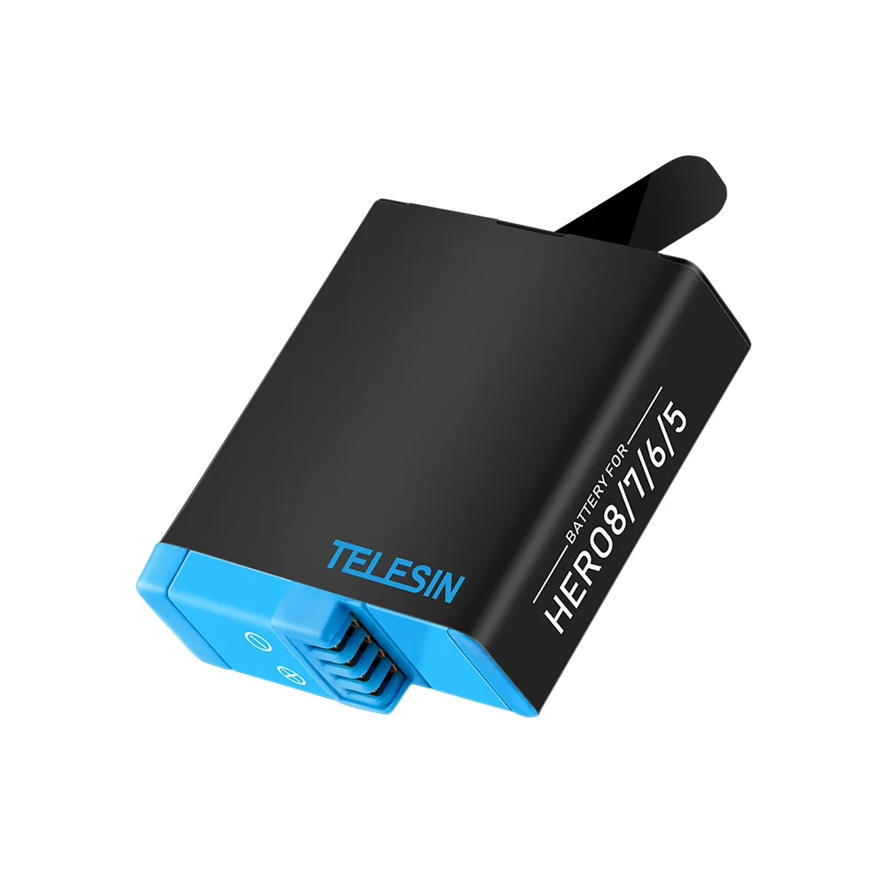 TELESIN Battery Charger Storage Box Set+Battery+Cable for Hero 8 7 6 5 Black Gopro Bateria Camera Accessories | Электроника