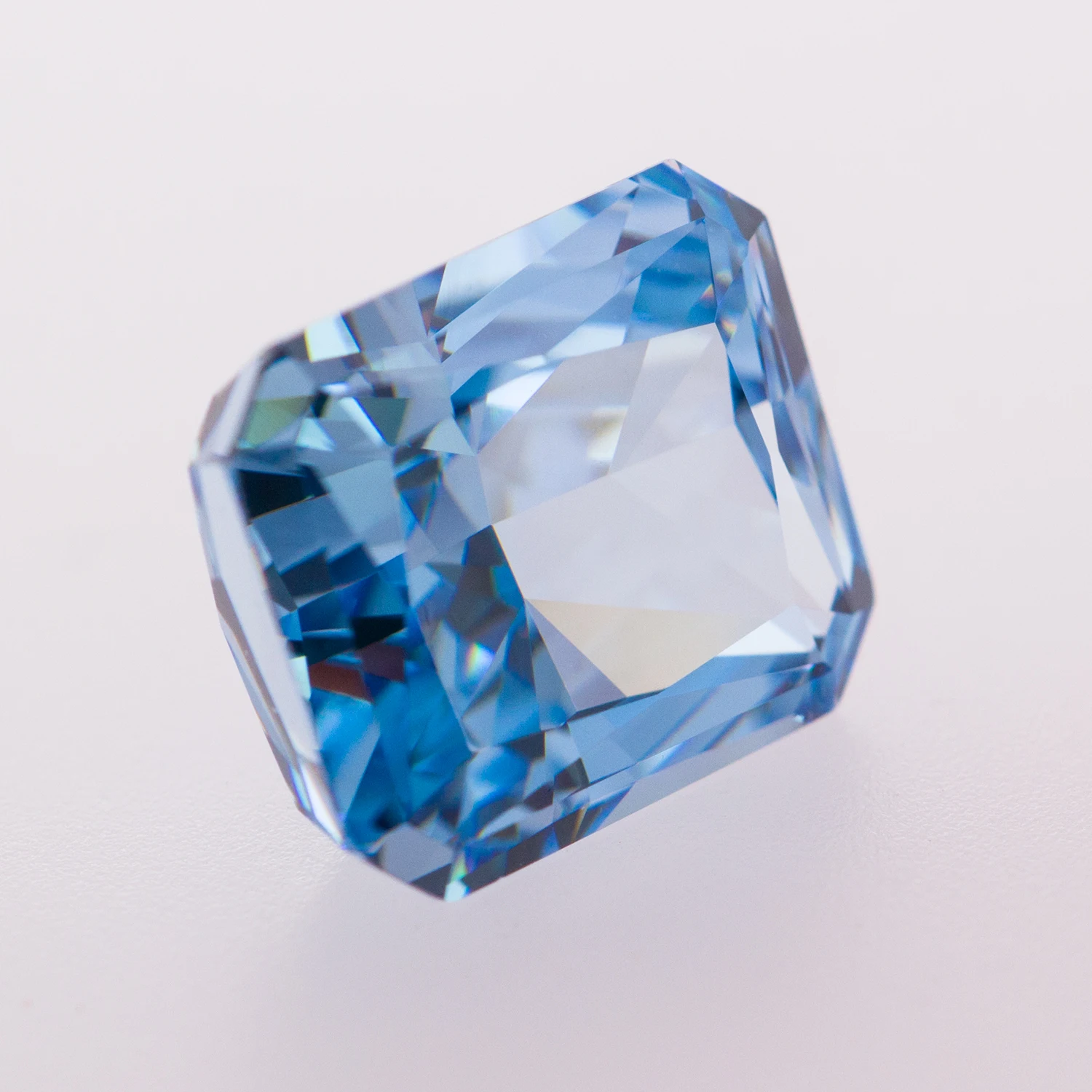 Letmexc Ice Blue с высоким содержанием углерода бриллиантами и кубическим цирконием CZ