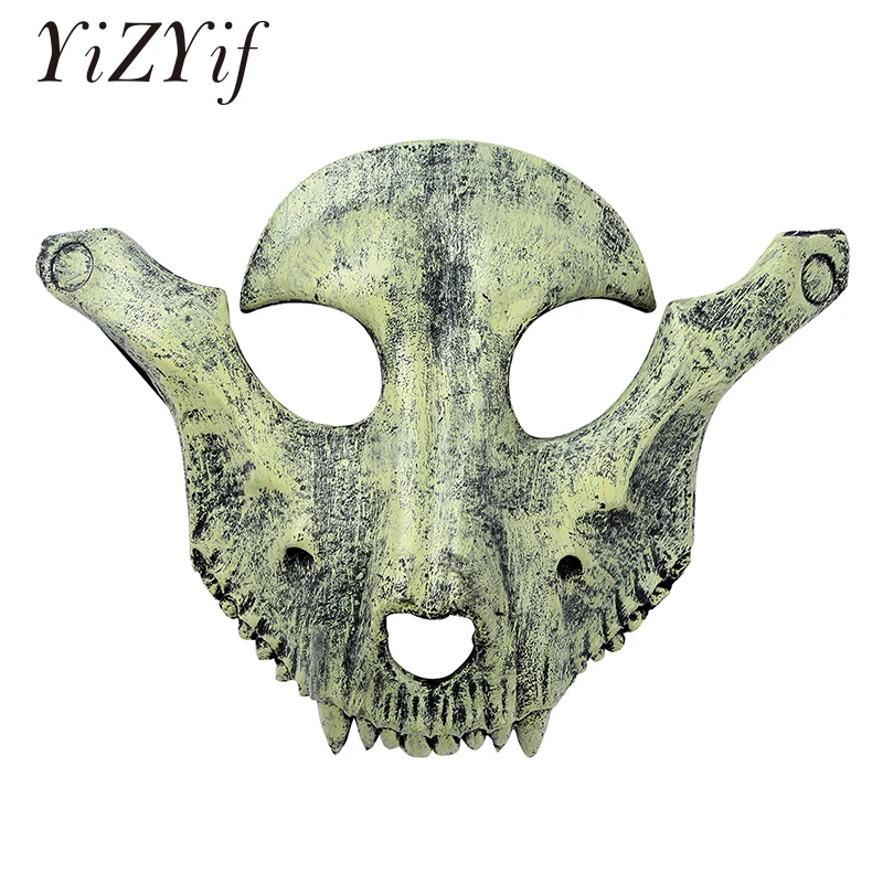 Искусственная пена 3D реалистичный страшный ужас голова Овцы Череп чехол на лицо