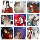 Алмазная 5D картина из аниме сделай сам, полноразмерная вышивка квадратными стразами, вышивка крестиком, домашний декор, картина Tian Guan Ci Fu