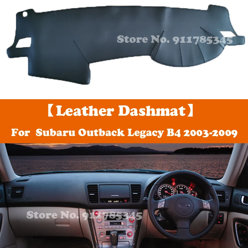 Süet deri Dashmat aksesuarları araba-styling Dashboard kapak Pad Dash Mat güneşlik Subaru Outback Legacy B4 2003 2004-2009
