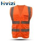 Светоотражающий защитный сетчатый жилет от бренда Hivizi, жилет для строительства, дорожных работ, горных работ, разработок, спасательных работ, веломайка