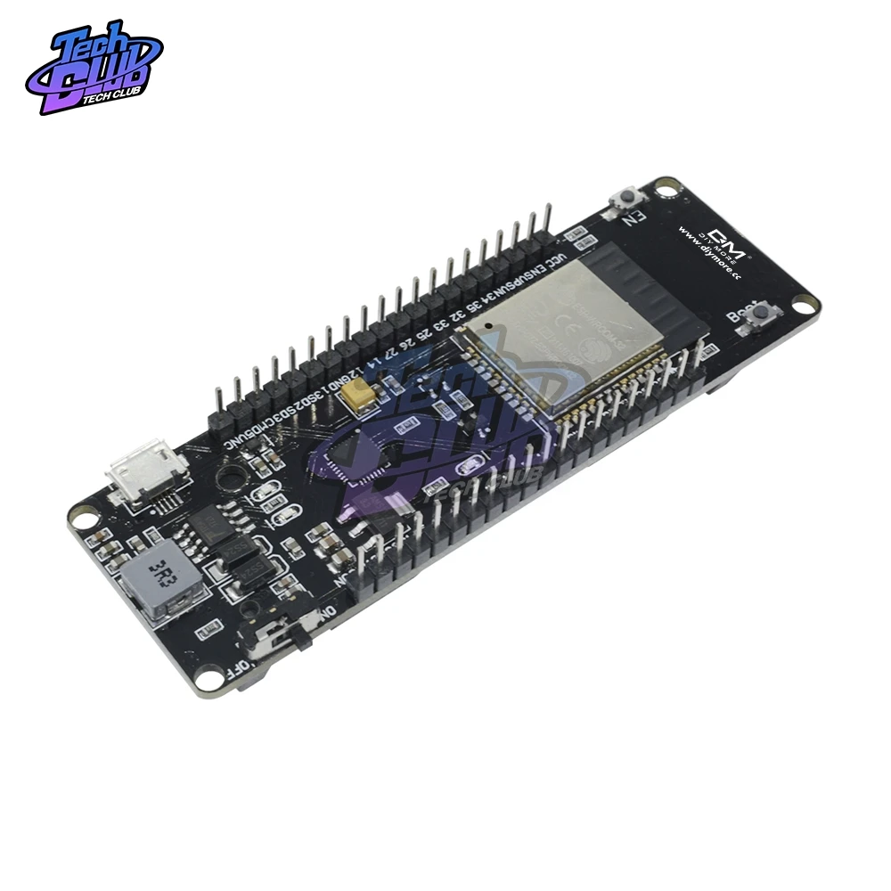 Беспроводная Bluetooth макетная плата ESP8266 ESP32 Φ WiFi с 18650 литиевым CP2102 CP2104 модулем для