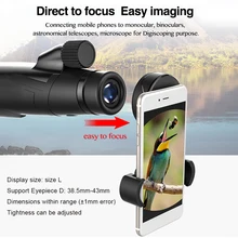 Upgrade Universal Cell Phone Photography Adapter for Binoculars Telescope Monocular Spotting Scope Microscope Accessories