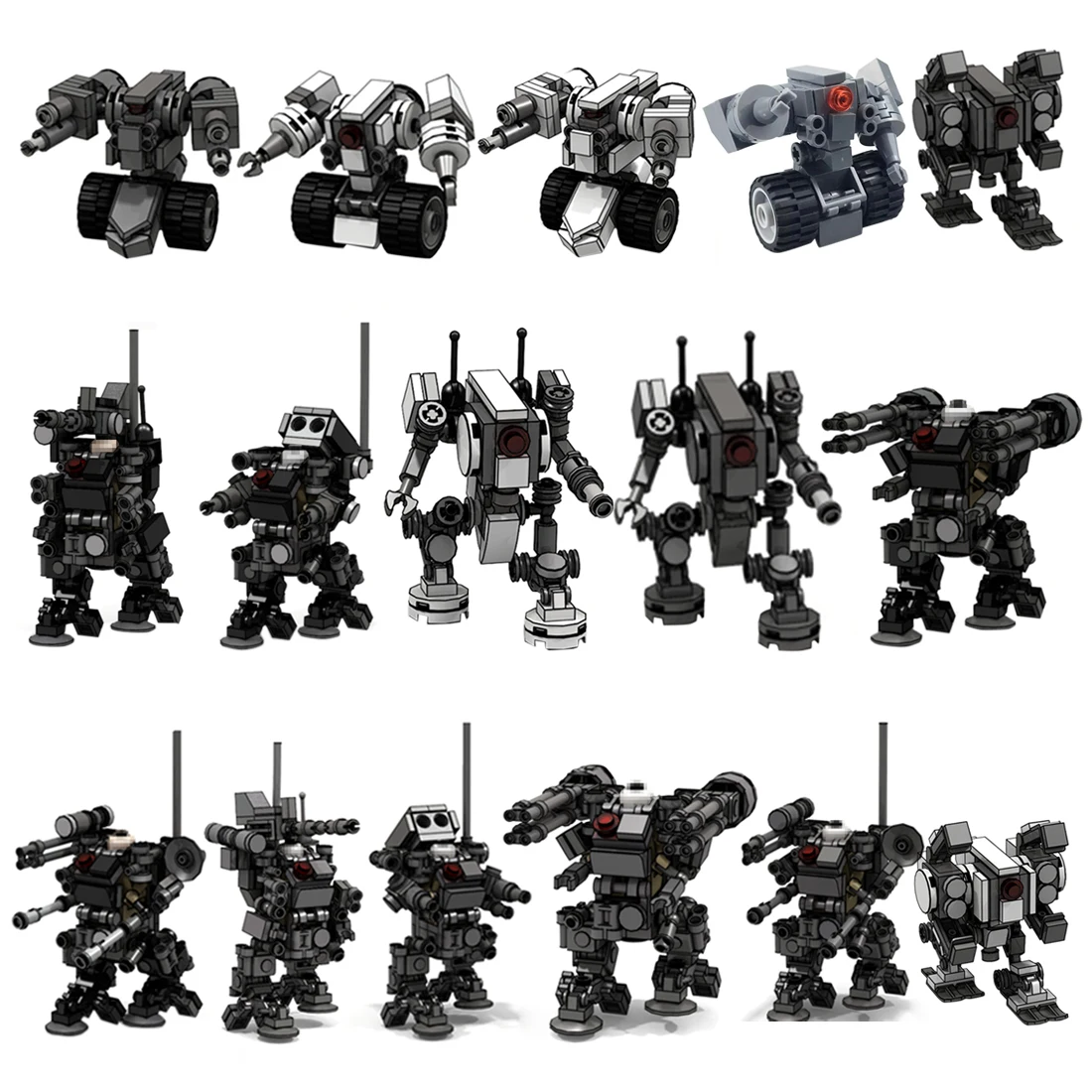 Конструктор MODIKER STEM MOC Mecha железное яйцо колесо с антенной модель мелких частиц