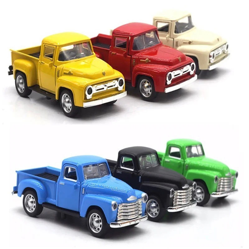 

Christmas Ornaments Pickup Alloy Car Toy High Imitation Car Miniature Car Model Toy Boy Gift Christmas Decorations for Home Xmas