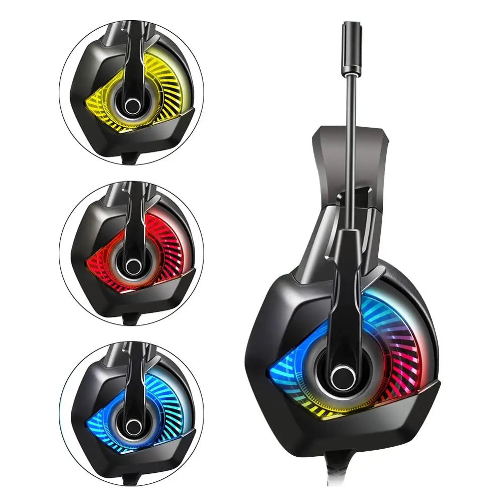 Игровая гарнитура Проводные ПК Игровые наушники с микрофоном для playstation 4 Xbox-One 3 5