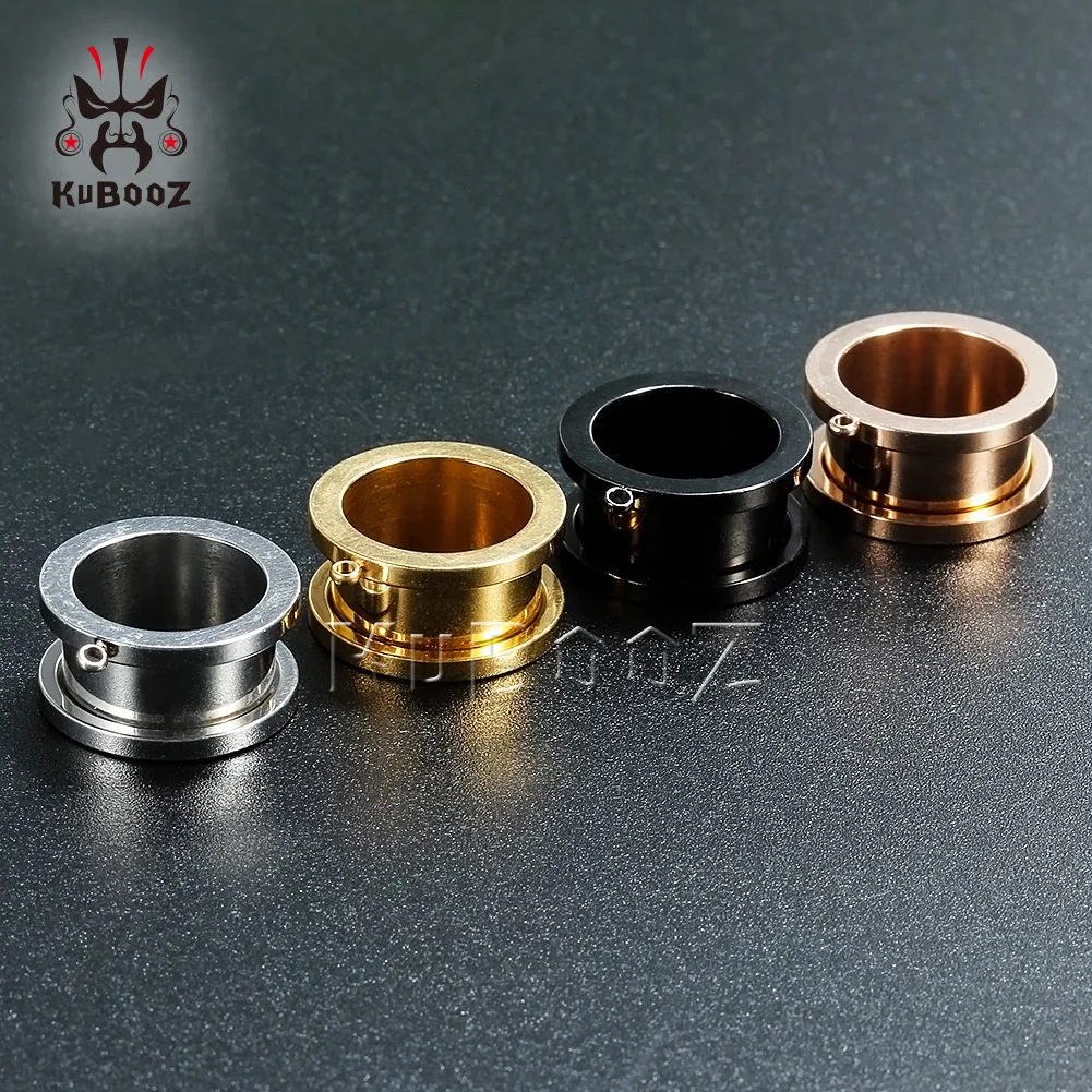 Kubooz Новая Мода пирсинг в уши, туннели расширители для ушей хирургические Stianless стальные классические gugues Muiti Coloer