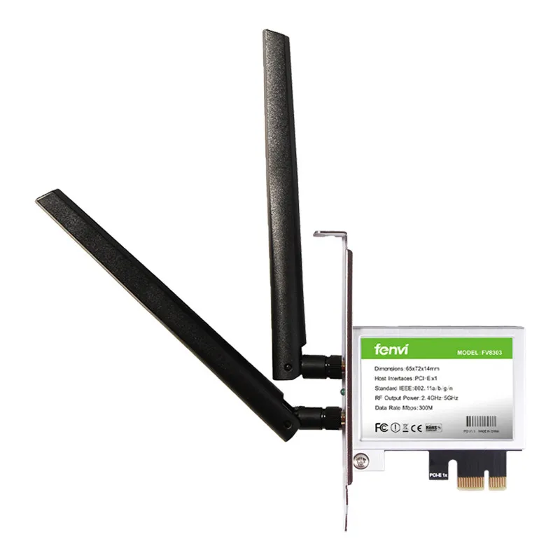 600 Мбит/с inalámbrica de Dual Band адаптер Wi-Fi Настольный WLAN Wi-Fi Bluetooth BT 4,0 802,11/b/g/n PCI-Express 1X/8X/16X ta