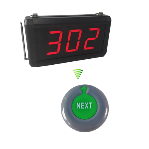 grey-green button Система вызова из очереди со следующей кнопкой управления может добавить номер один на один и K-302 дисплей - Цвет: grey-green button