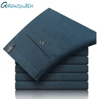 Grandwish 2021 мужские повседневные длинные брюки, хлопковые мягкие деловые эластичные брюки, мужские брендовые Формальные высококачественные брюки, 6 цветов; ZA474