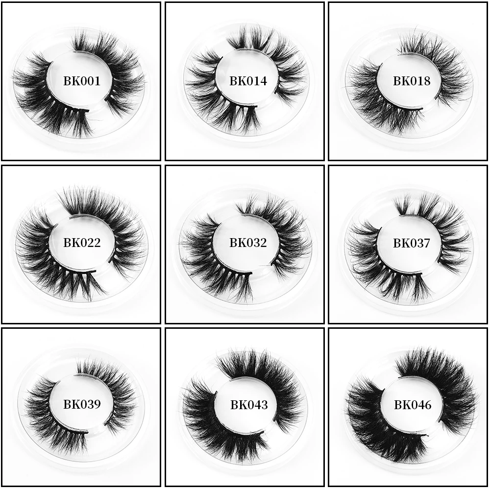 Женские 5D норковые ресницы долговечные многоразовые натуральные драматические