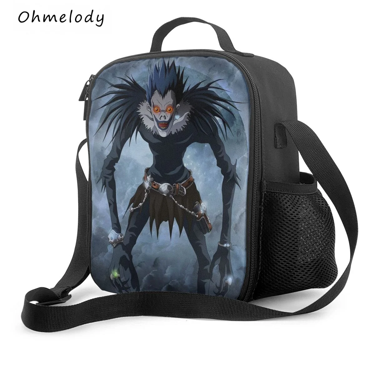 

Death Note Anime Boys Girls Lunch Bags for School Cartoon Insulated Crossbody Work Lunch Bags Cooler Bag for Picnic Hiking Party