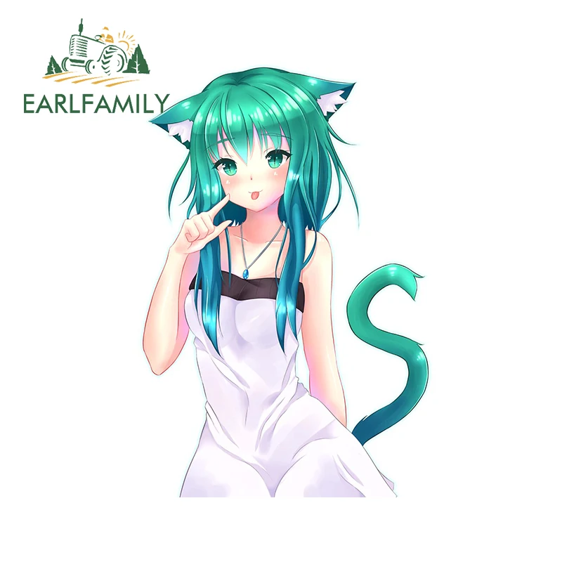 Стикер EARLFAMILY для автомобиля девочки 13 см х 8 9