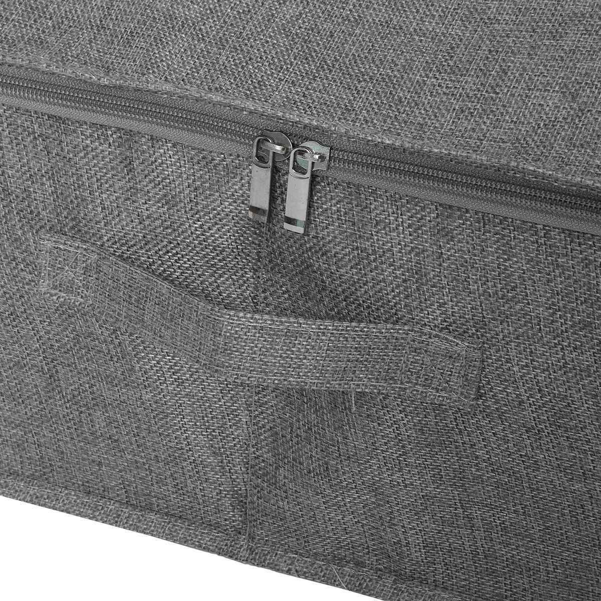 

18x42x6 inch Underbed Storage Bag Flexible Zipperd Breathable Polypropylene Storage Bags for Blankets Clothes Shoes and Linens