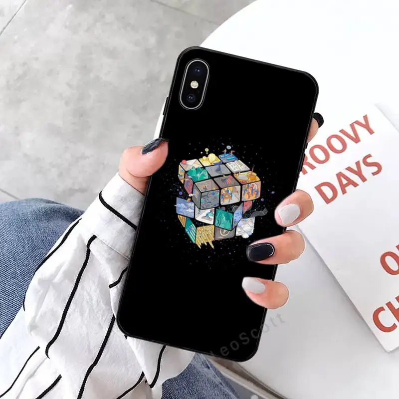 

art pattern Rubik's cubes Phone Cases for iPhone 11 12 mini pro XS MAX 8 7 6 6S Plus X 5S SE 2020 XR