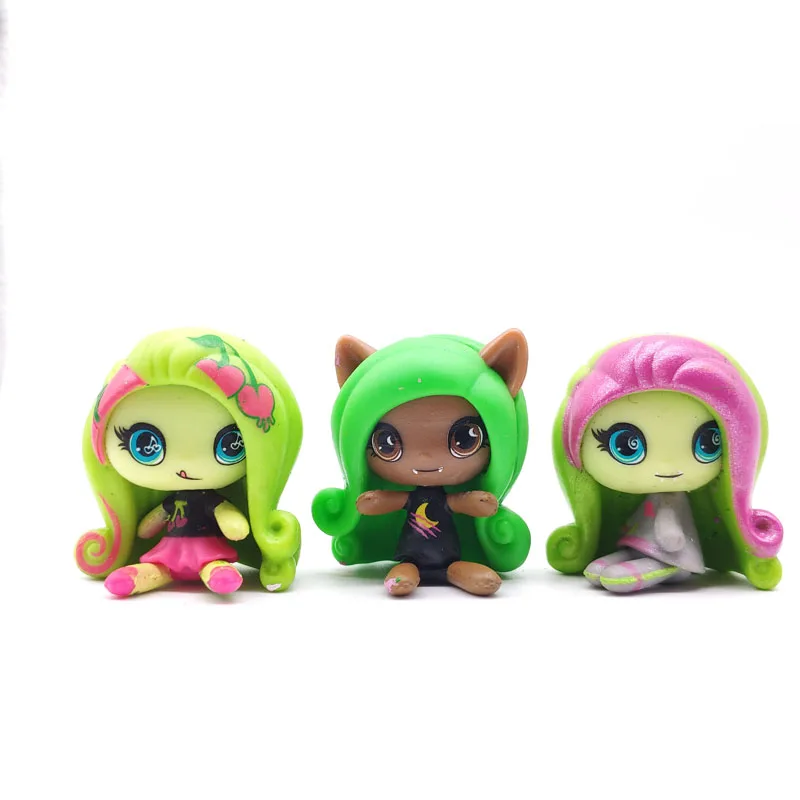 10 шт./лот Новое поступление Мини-куклы-монстры 3-4 см Фигурки героев игрушки модели