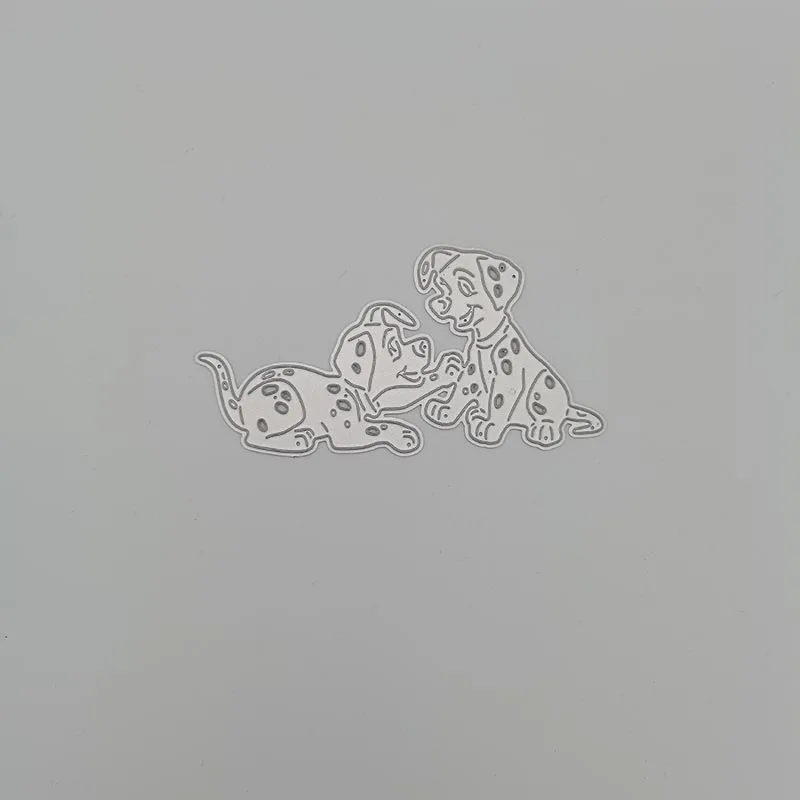 Металлические трафареты с изображением милой собаки для сделай сам скрапбукинг