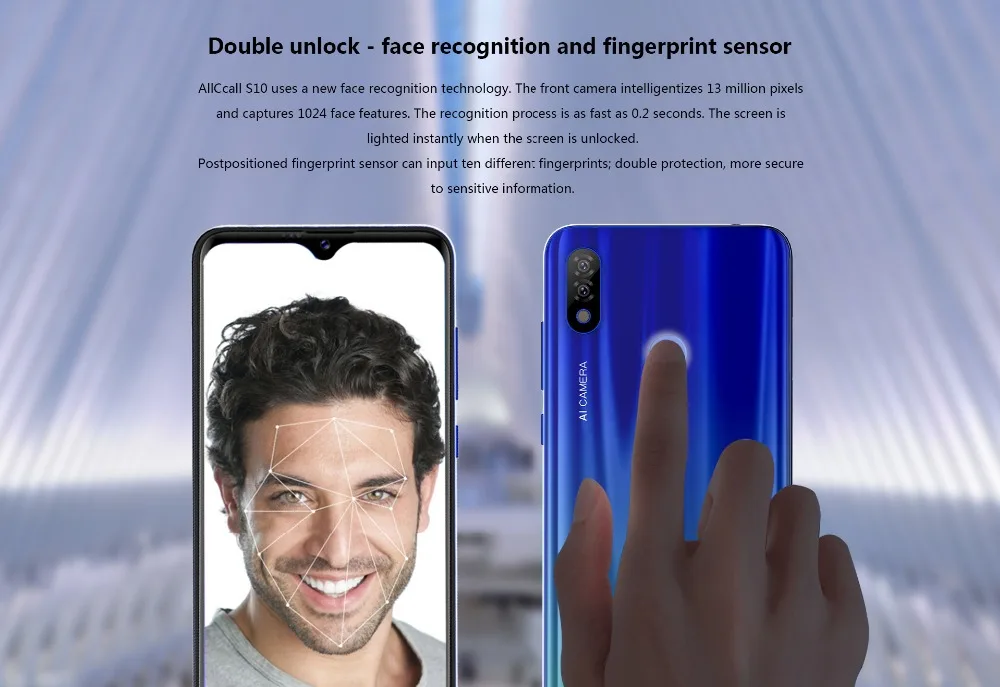 Глобальная версия Allcall S10 Android 9,0 Восьмиядерный 6,22 'HD Plus+ камера 16 Мп+ 5 Мп 3800 мАч 4 Гб ram 4G Celular смартфон