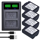 Аккумулятор Batmax CGA-S006 CGR S006E S006 DMW-BMA7 + двойное зарядное устройство USB со светодиодной подсветкой для камеры Panasonic DMC-FZ7 FZ30 FZ50 FZ28 FZ18 TZ8 FZ8