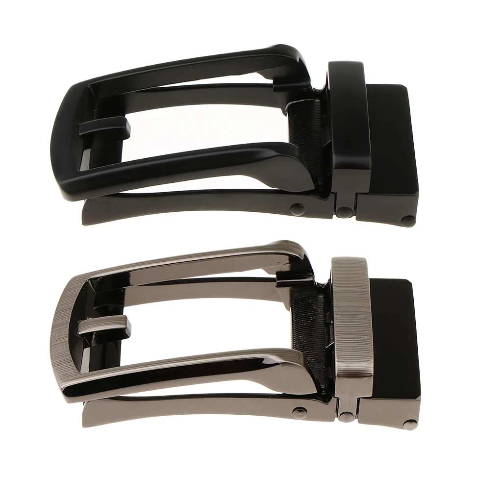 Men’s Metal Automatic Belt Buckle Ratchet Slide Leather Belt Making Supplies