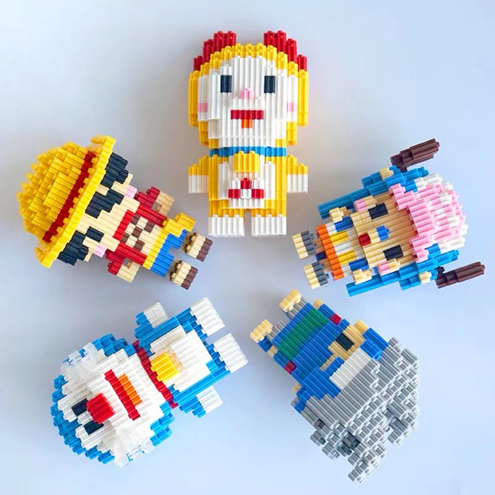 Строительные блоки, игрушки для детей, Super Mario Bros, алмазные мини-блоки, Doraemoned, супер герой, Narutoes, Звездные войны, Детский Рождественский подарок