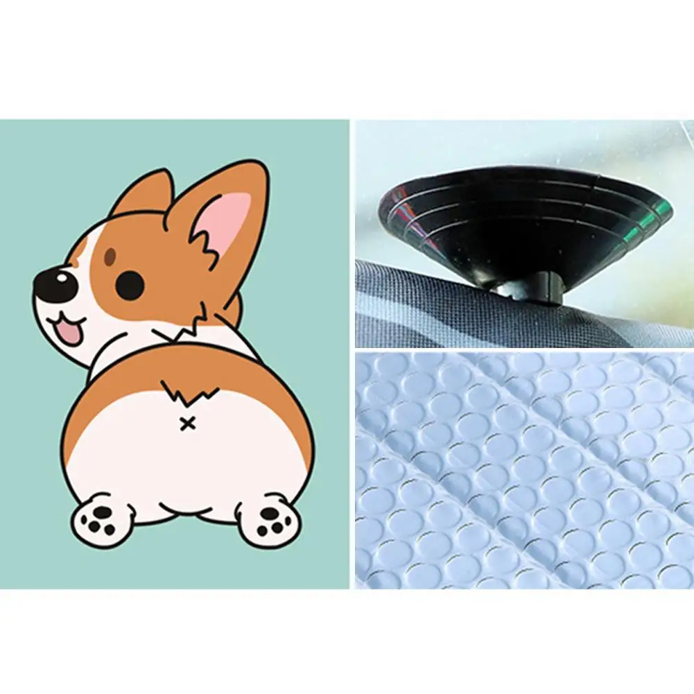 Автомобильный солнцезащитный козырек на лобовое стекло 5 слойный утолщенный