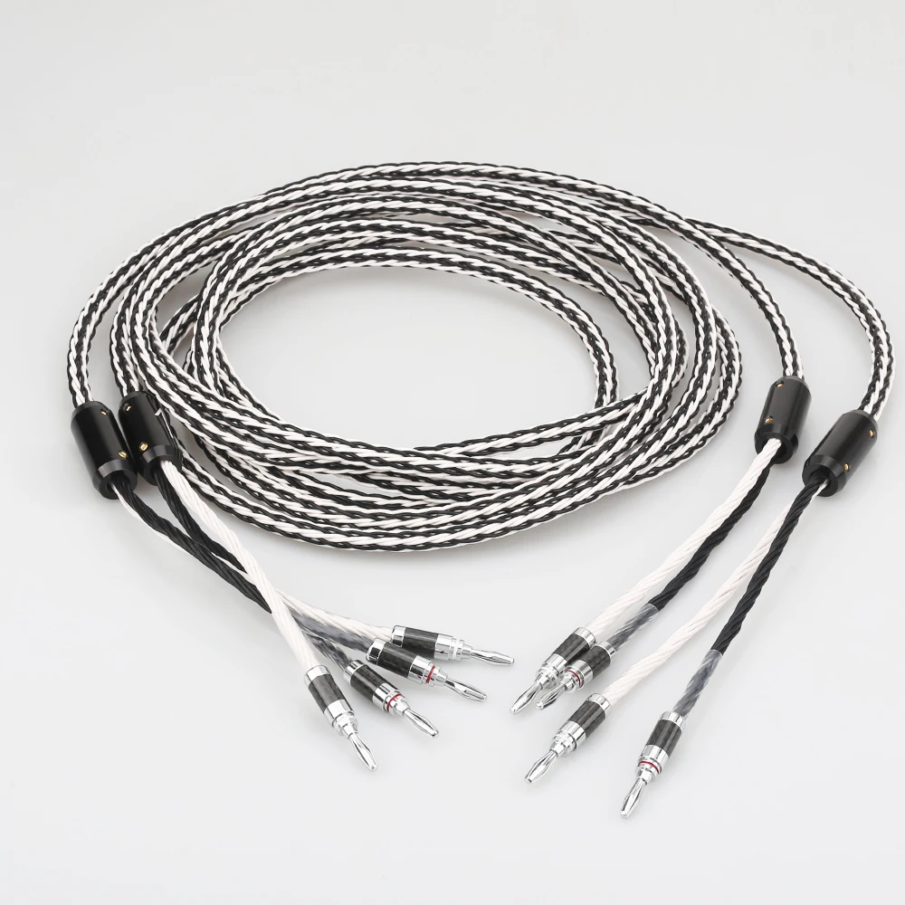 Audiocrast 8 шт. твист кабель 8TC 7N OCC Чистый медный для динамика hifi аудио динамик провод