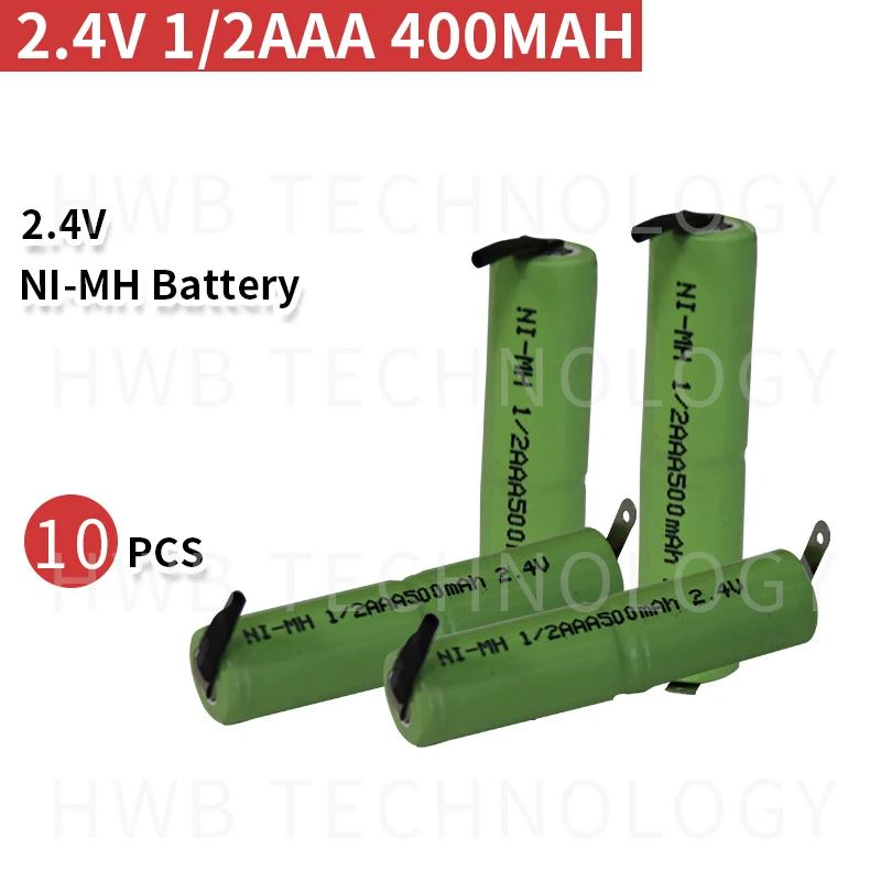 10 шт./лот Оригинальный Новый KX 2 4 В 1/2AAA 400 мАч Ni MH перезаряжаемый аккумулятор 1/2 AAA