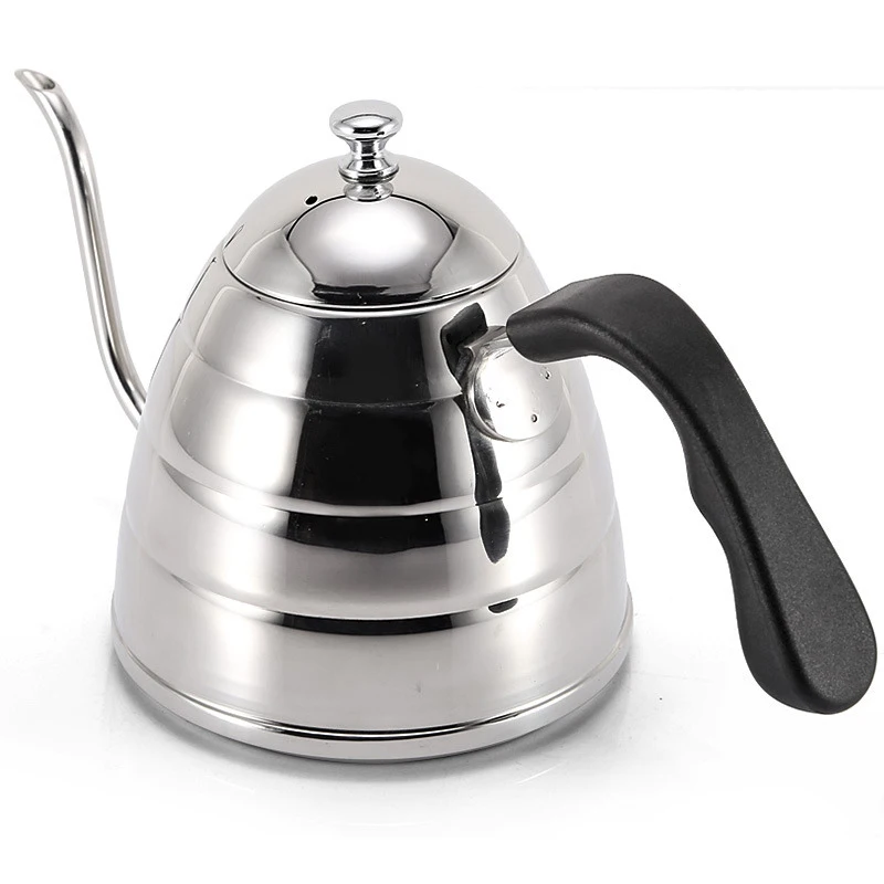 Gooseneck залейте чайник кофейник с воронкой 18/8 нержавеющая сталь Teakettle