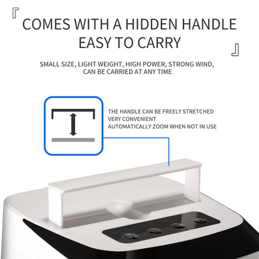 

Mini Air Cooler 3 Speeds USB Charging Remote Control Desk Cooler Fan With 7 Color LED Light Air Conditioner Humidifier