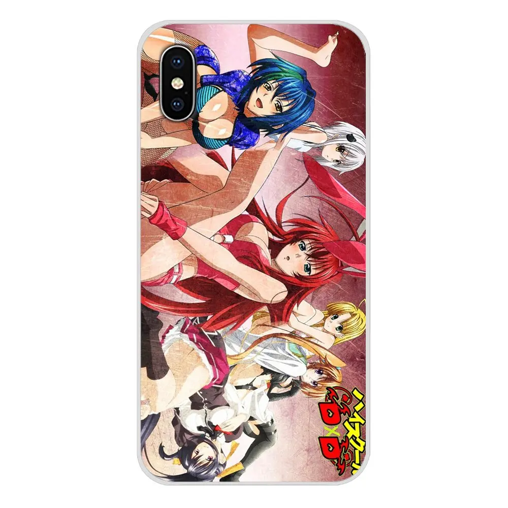 Akeno Риас Gremory средней школы Dxd силиконовый чехол для Apple iPhone X XR XS MAX 4 4S 5 5S 5C SE 6 6S 7 8 Plus