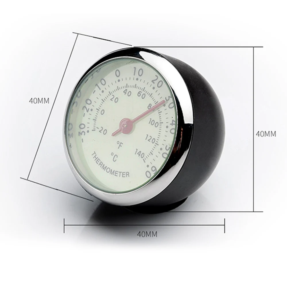 

3pcs Car Luminous Clock Thermometer Hygrometer Auto Digital Watch Car Electronic Clock Automotive Clock Car Interior Accessories