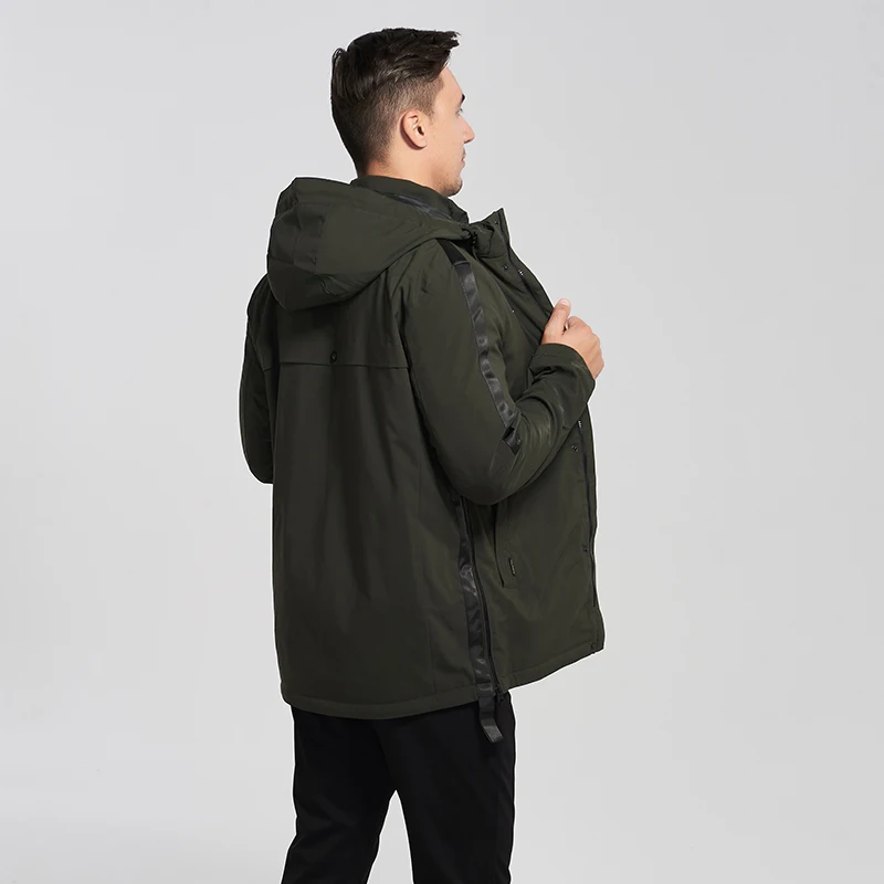 2021 новые мужские Куртки Сезон весна-осень Мужская модная повседневная теплая