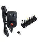 1 шт. 3 в 4,5 в 5 в 6 в 7,5 в 9 в 12 в 1 а Регулируемый адаптер питания с вилкой Стандарта Австралии Зарядное устройство переменногопостоянного тока Универсальный 12 в ма импульсный источник питания 12 Вт