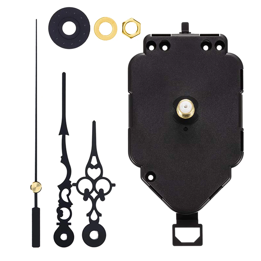 

Swing Wall Clock Movement With Long Shaft Mechanism Battery Powered Repair Parts