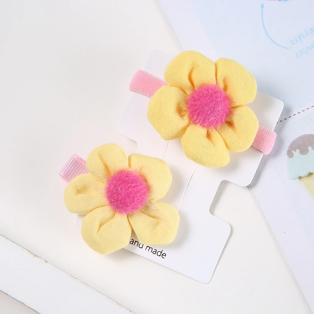 Эластичные резинки для волос с цветами в Корейском стиле красивые аксессуары