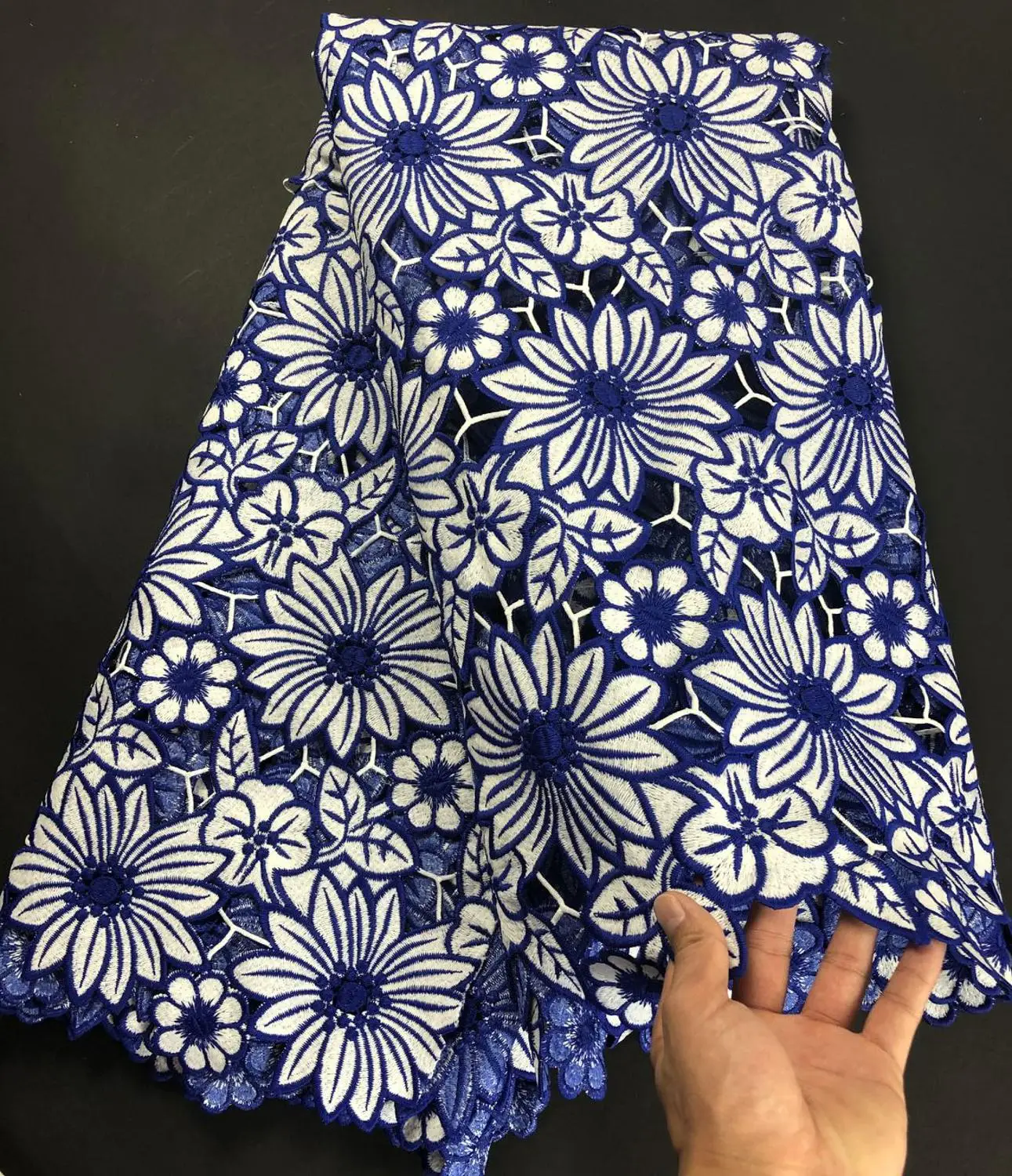 Новый дизайн африканская кружевная ткань 2020 швейцарская вуаль кружева вышитая