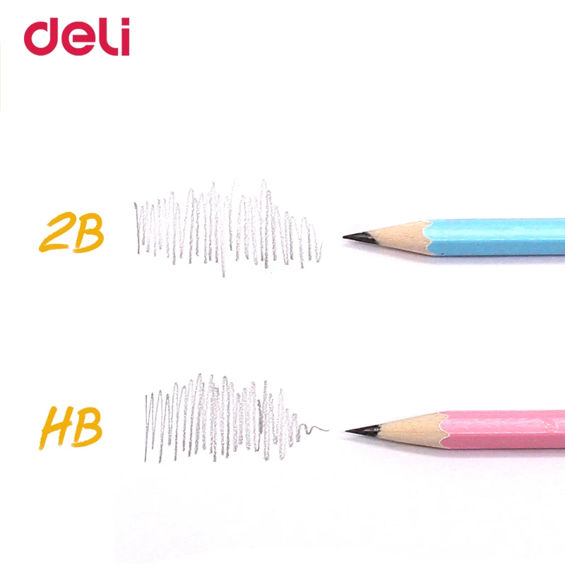 Карандаш Deli Hb для начинающих детских садов от 1 до 3 классов канцелярские