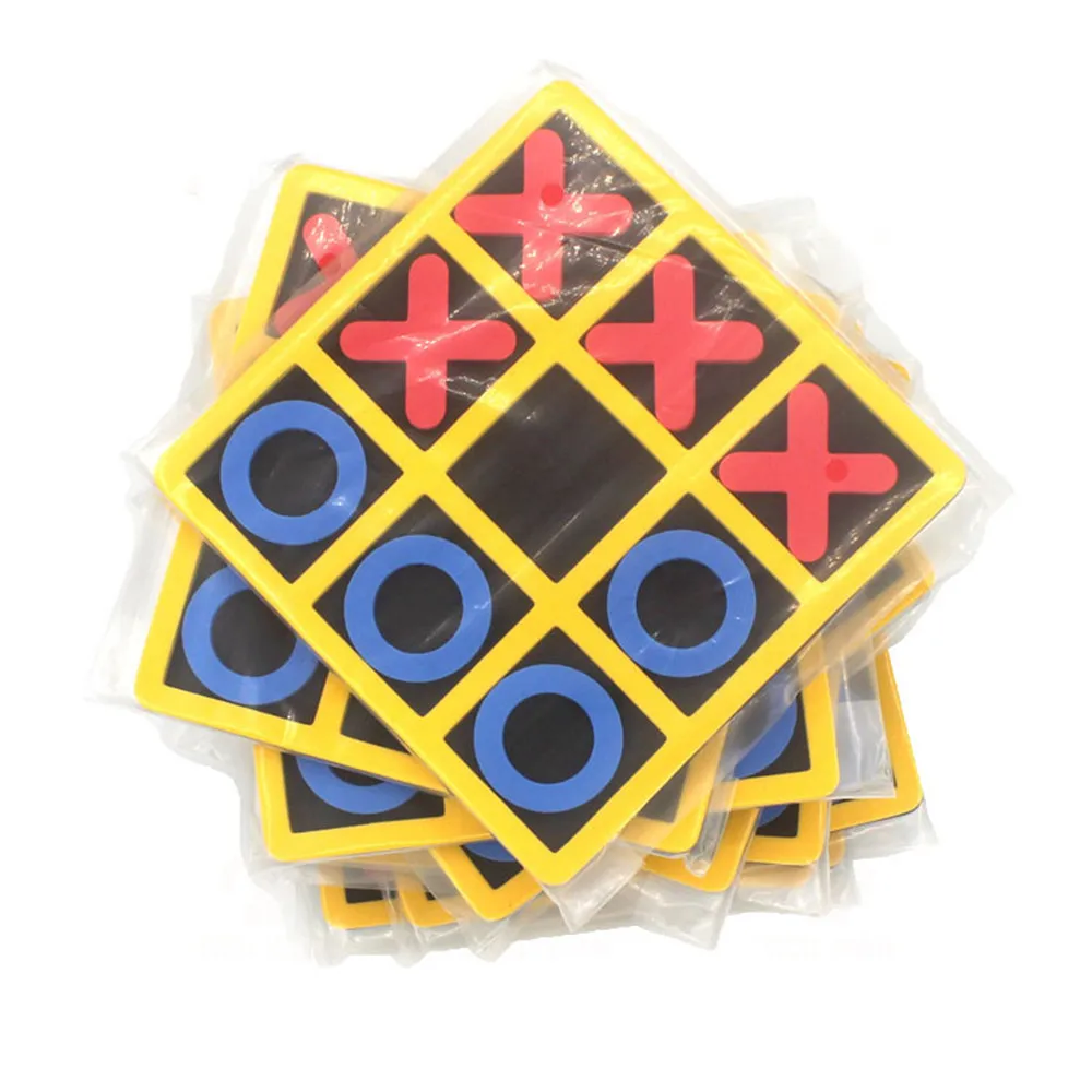 4 шт. забавные OX шахматные Пазлы детские развивающие игрушки для родителей и