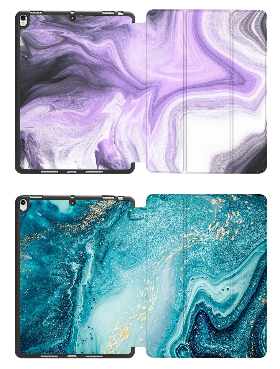 MTT чехол для планшета для iPad Pro Air 10,5 дюймов мраморная текстура из искусственной кожи+ Мягкий ТПУ задний смарт-чехол с держателем карандаша