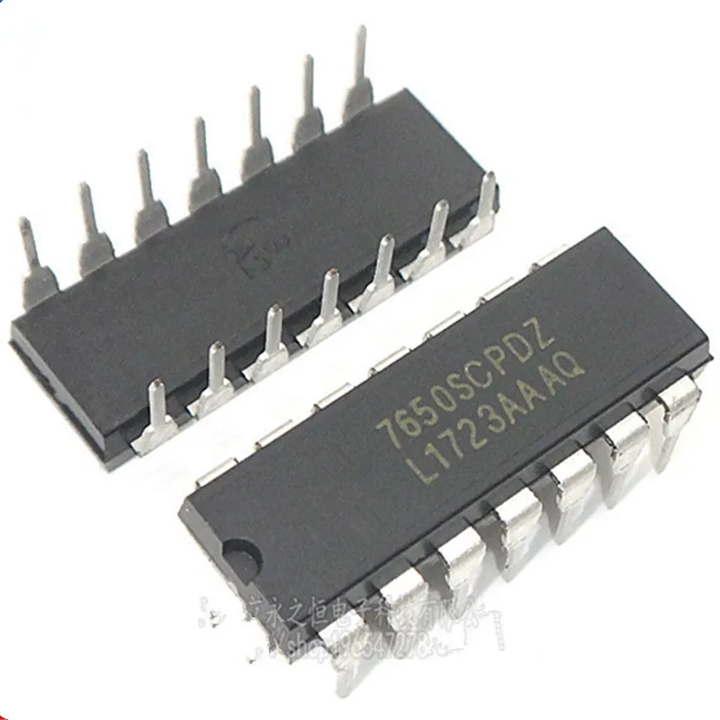 5pcs/lot TC7650CPD TC7650 ICL7650SCPDZ ICL7650SCPD ICL7650 DIP14 | Электронные компоненты и принадлежности