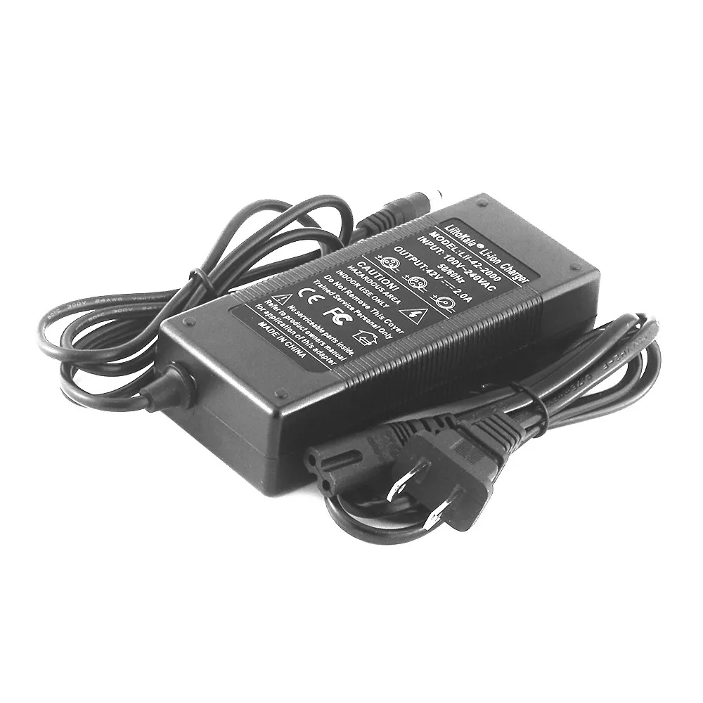 LiitoKala 36V 2A 18650 зарядное устройство выход 42V Вход литий-ионный Li-poly для 10 серии
